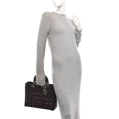 Christian Dior Patent Cannage Large Lady Dior Violet Purple 2 of 10