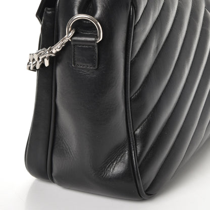 Saint Laurent Calfskin Y Quilted Monogram Loulou Shoulder Bag Black 10 of 10