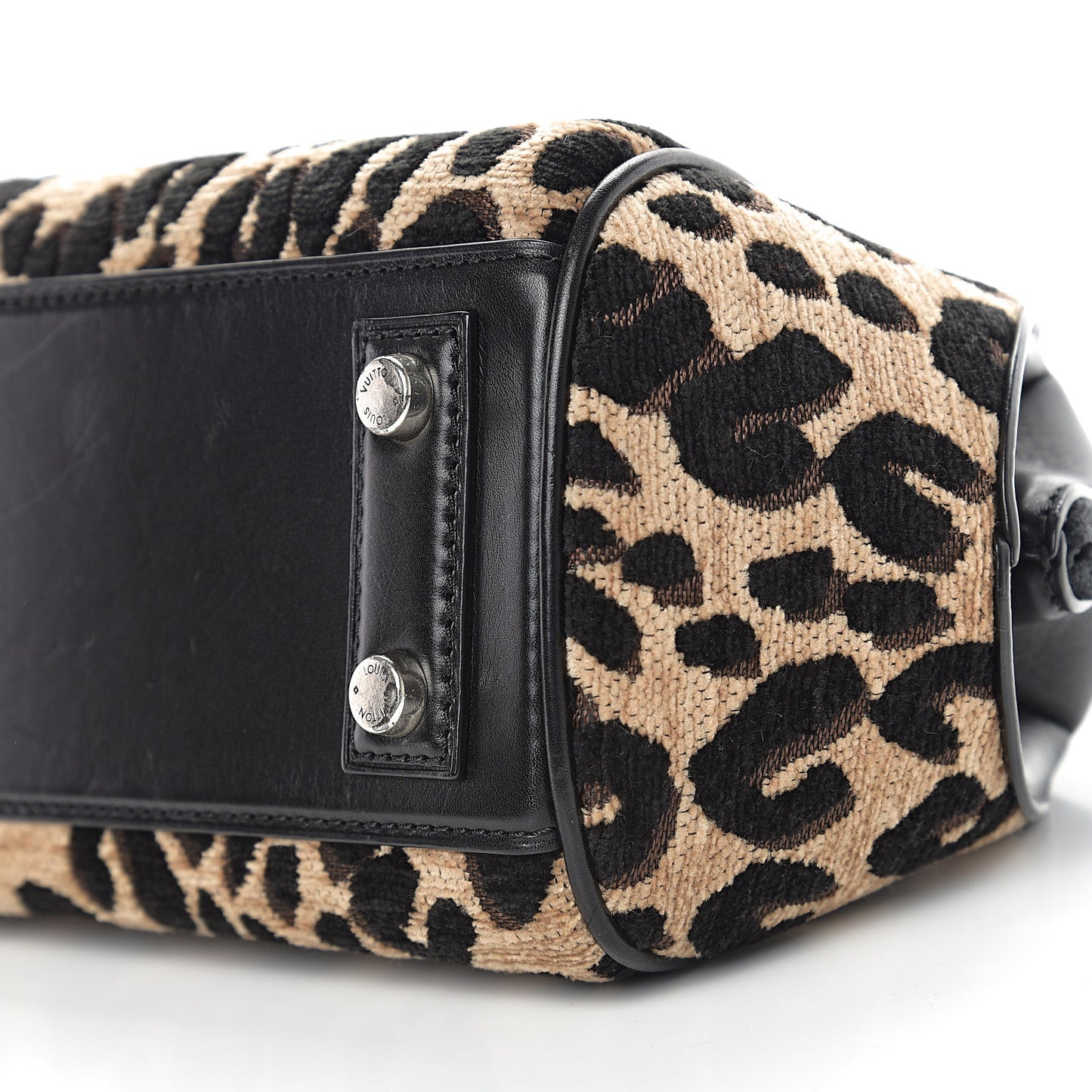 Jacquard Velvet Leopard Print Stephen Sprouse Baby Bag