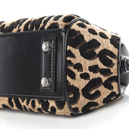 Louis Vuitton Jacquard Velvet Leopard Print Stephen Sprouse Baby Bag 7 of 9