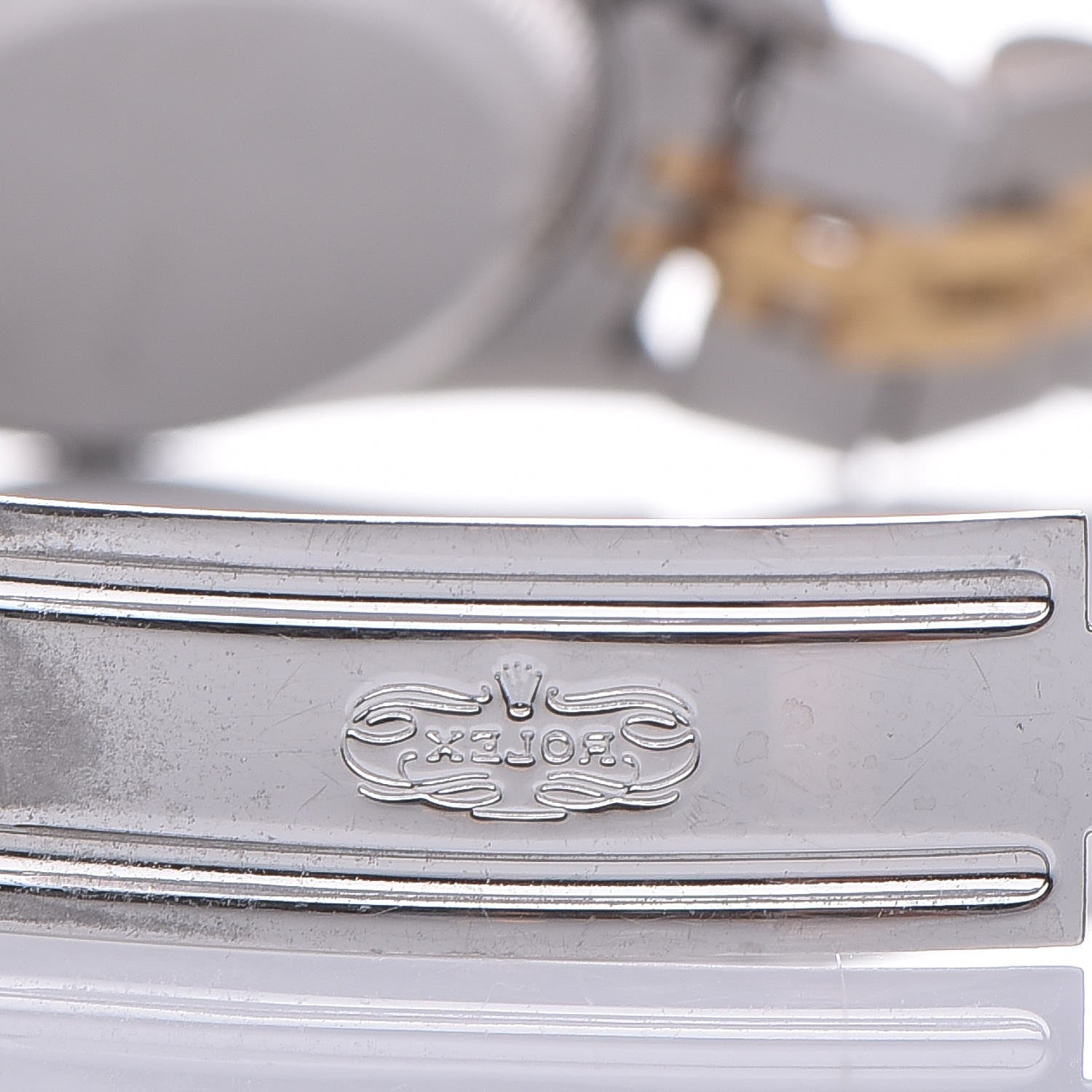Rolex Stainless Steel 18K Yellow Gold 26mm Oyster Perpetual Datejust Watch White Roman 79173 6 of 8