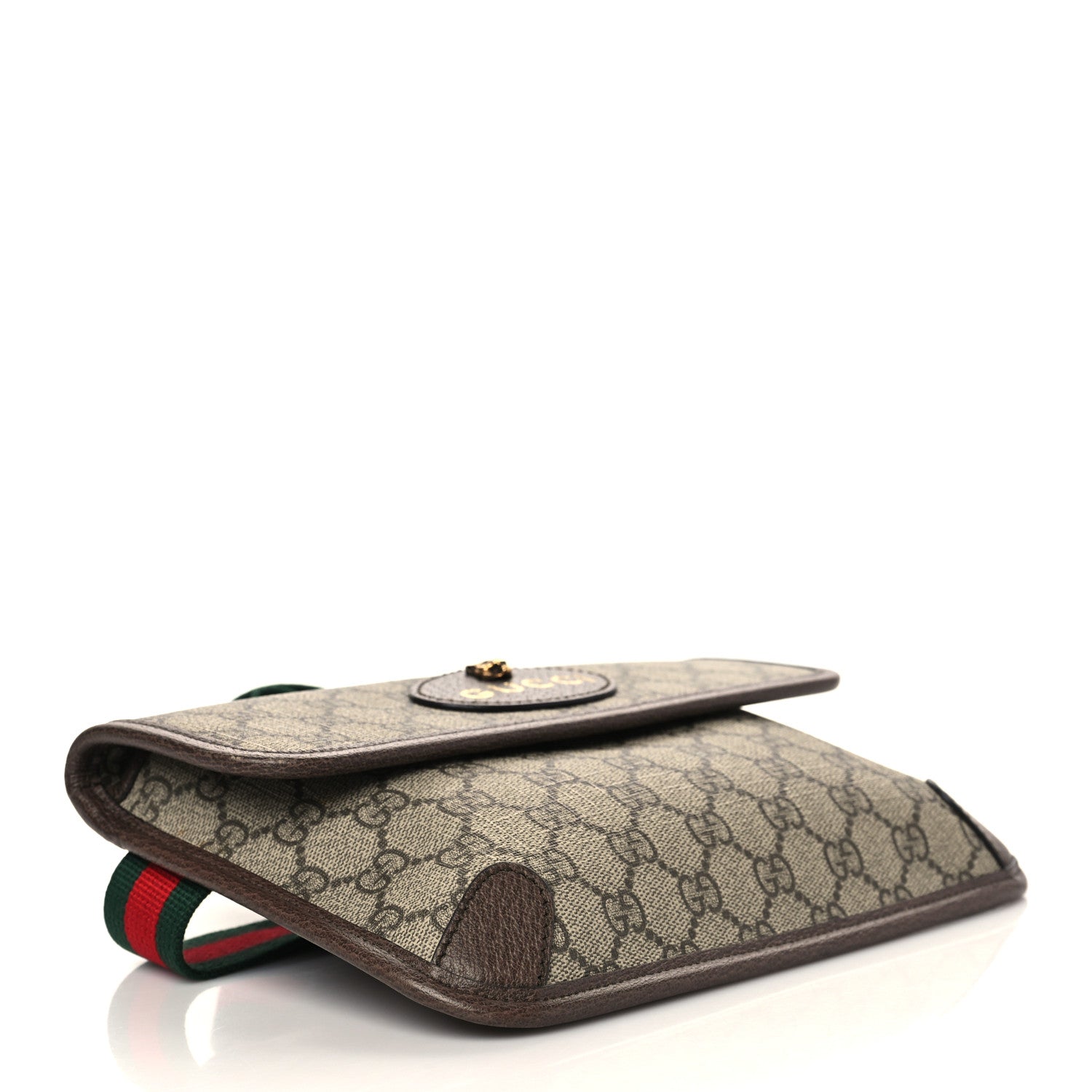 Gucci GG Supreme Monogram Neo Vintage Web Belt Bag Brown 4 of 7