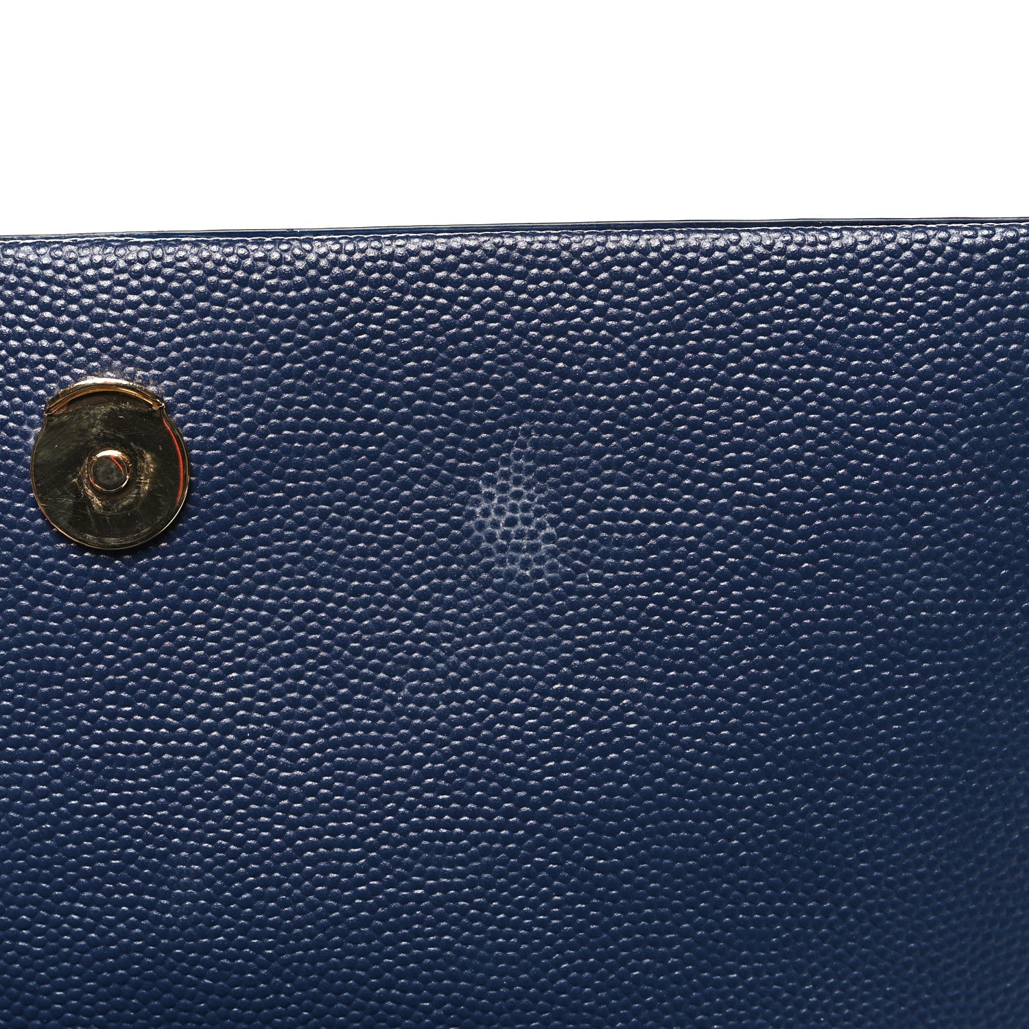 Saint Laurent Grain De Poudre Small Classic Monogram Kate Tassel Satchel Blue 10 of 11