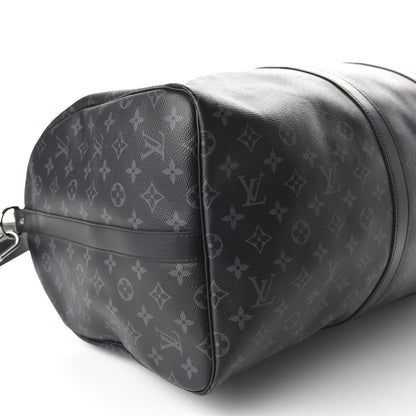 Louis Vuitton Monogram Eclipse Keepall Bandouliere 55 7 of 8