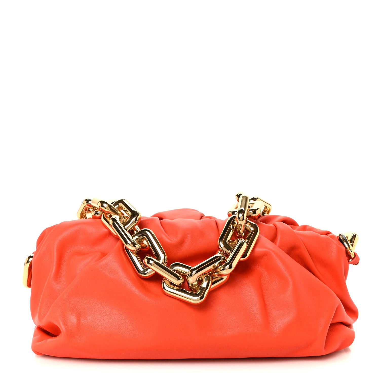 Bottega Veneta Calfskin The Pouch Chain Maple 1 of 11