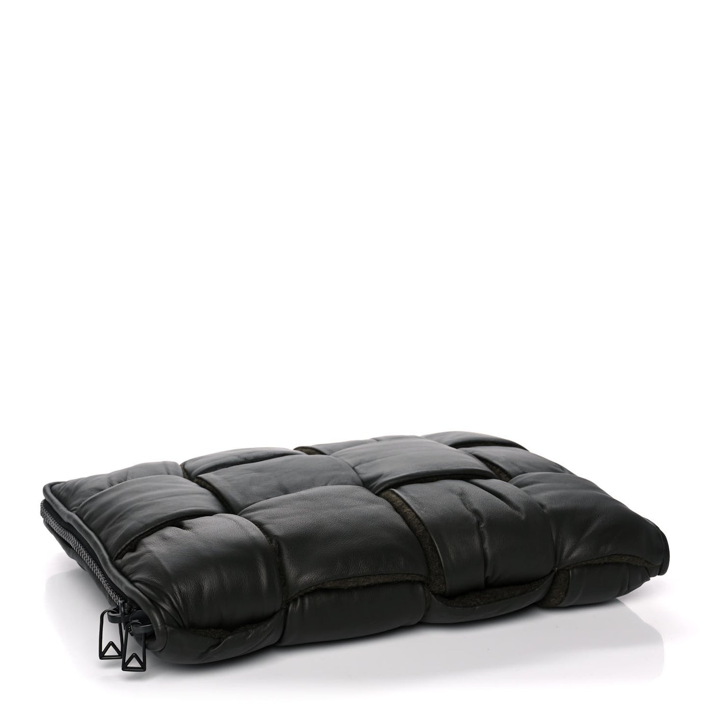 Calfskin Maxi Intrecciato Puffy Laptop Pouch Camping
