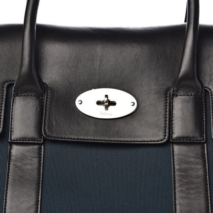 Mulberry Nylon Calfskin Tall Bayswater Midnight Black 10 of 10