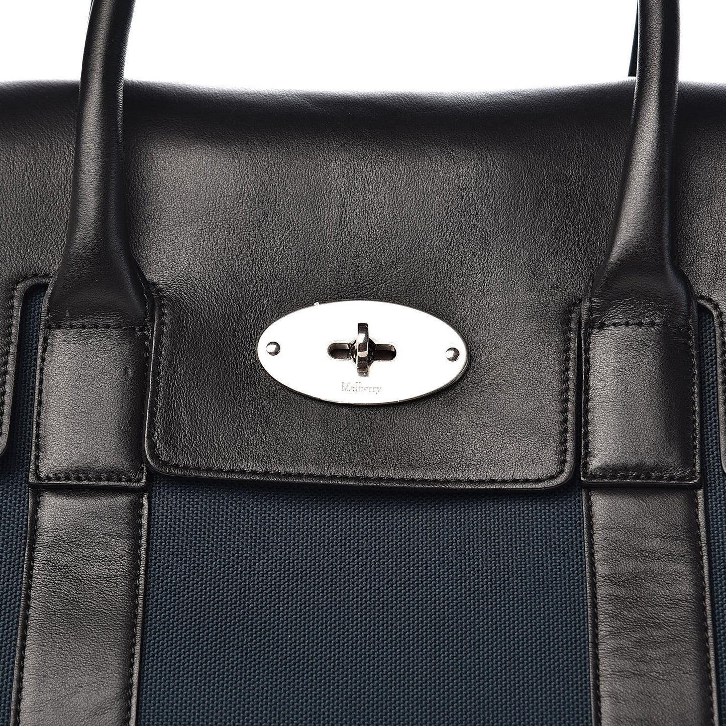 Nylon Calfskin Tall Bayswater Midnight Black