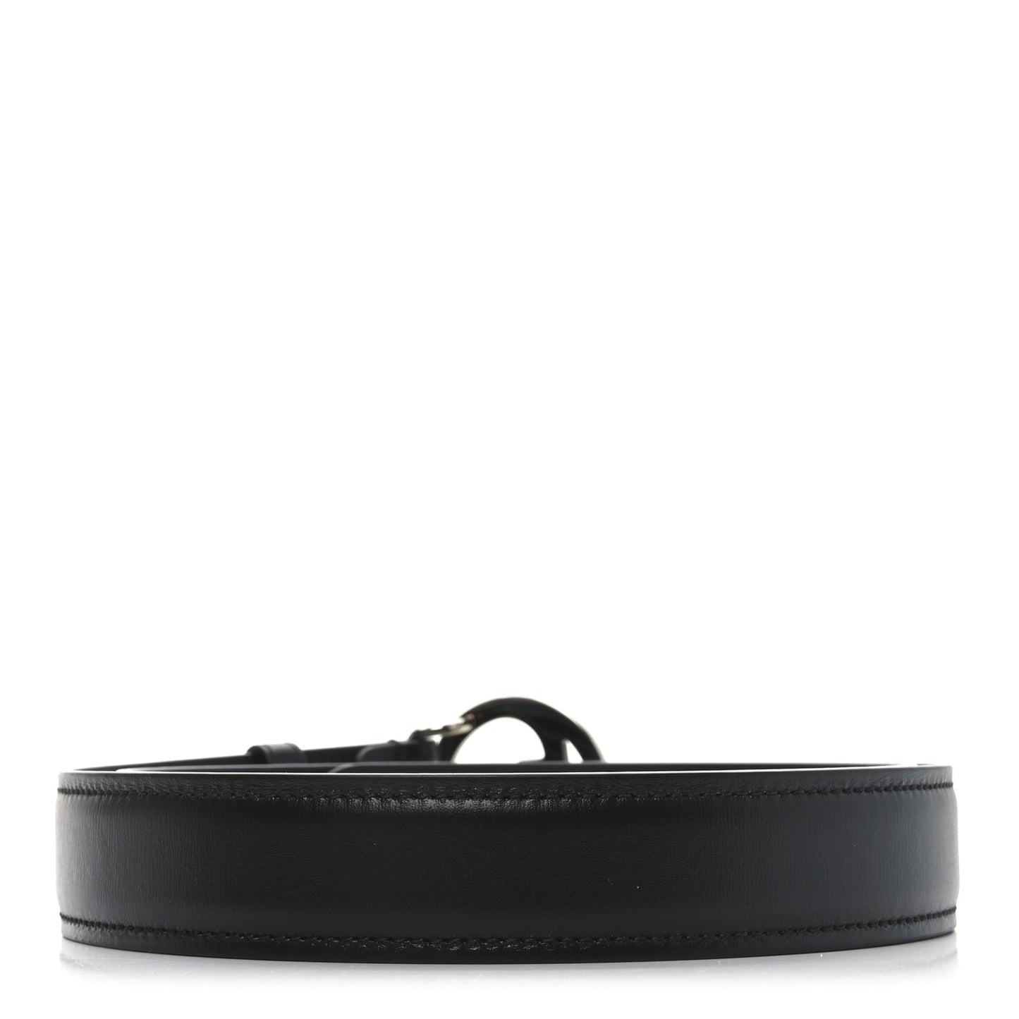 Lux Calfskin Blondie Interlocking G 30mm Belt 90 36 Black