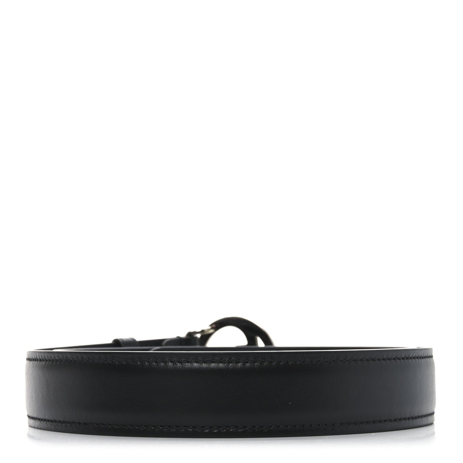 Gucci Lux Calfskin Blondie Interlocking G 30mm Belt 90 36 Black 2 of 5