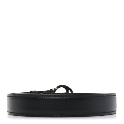 Gucci Lux Calfskin Blondie Interlocking G 30mm Belt 90 36 Black 2 of 5