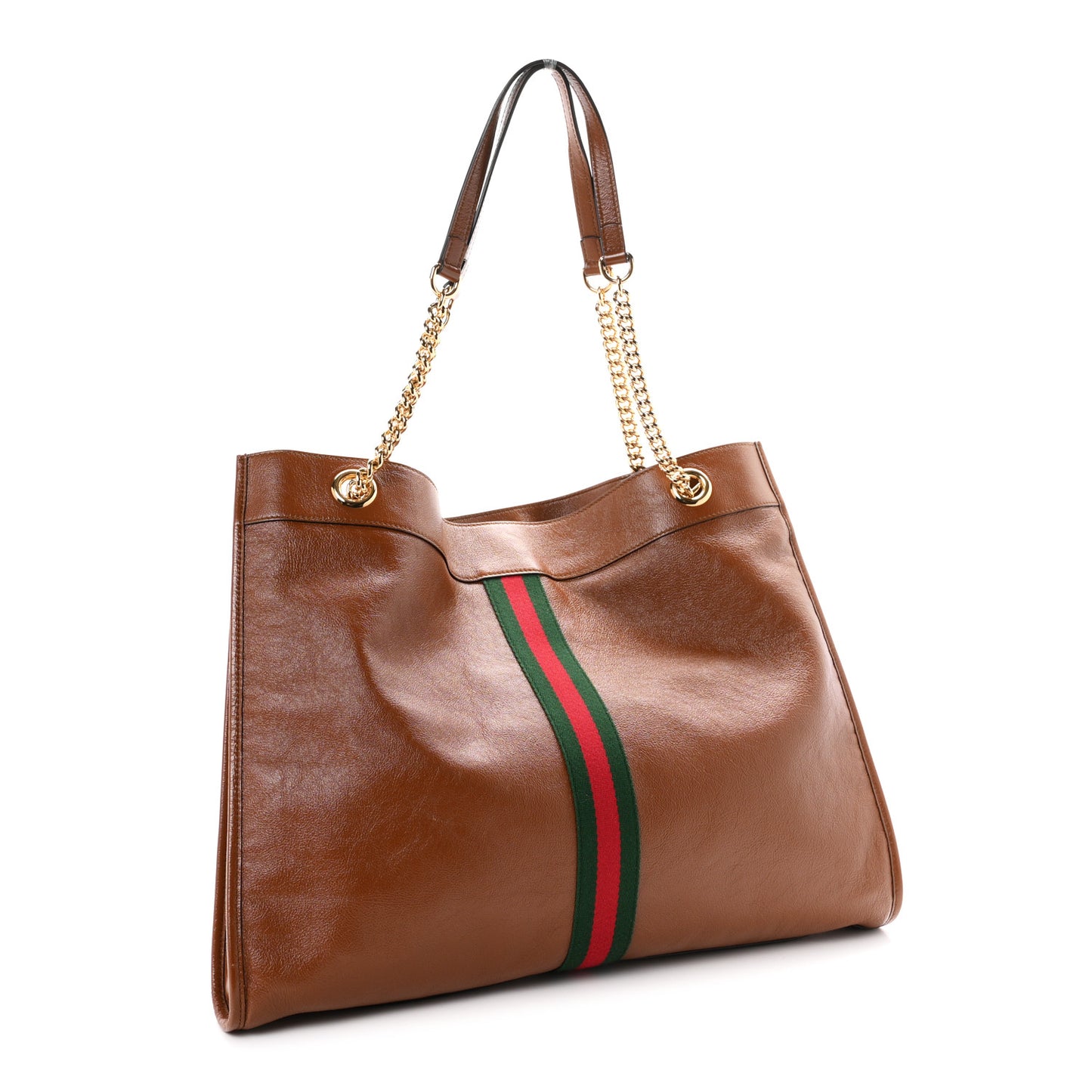 Calfskin Large Rajah Chain Tote Cuir