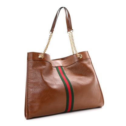 Gucci Calfskin Large Rajah Chain Tote Cuir 4 of 11
