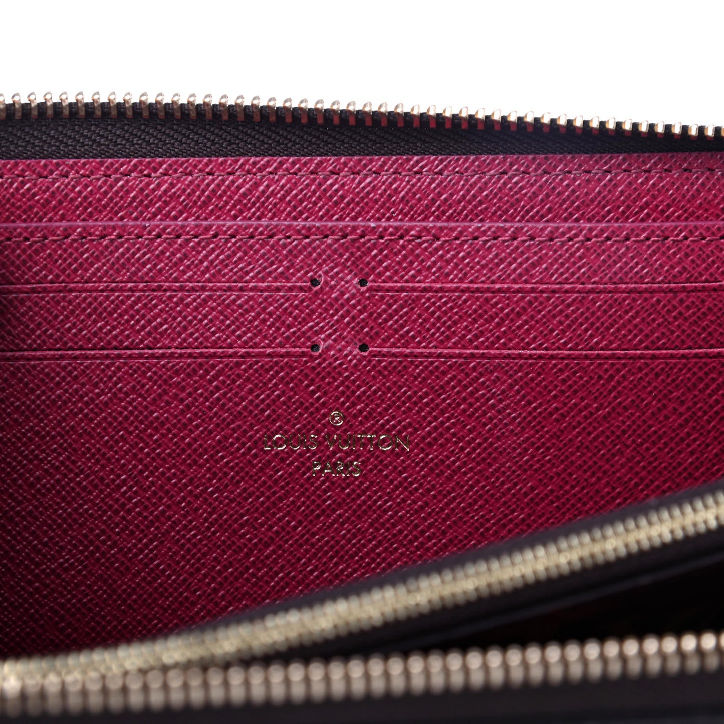 Monogram Clemence Wallet Fuchsia