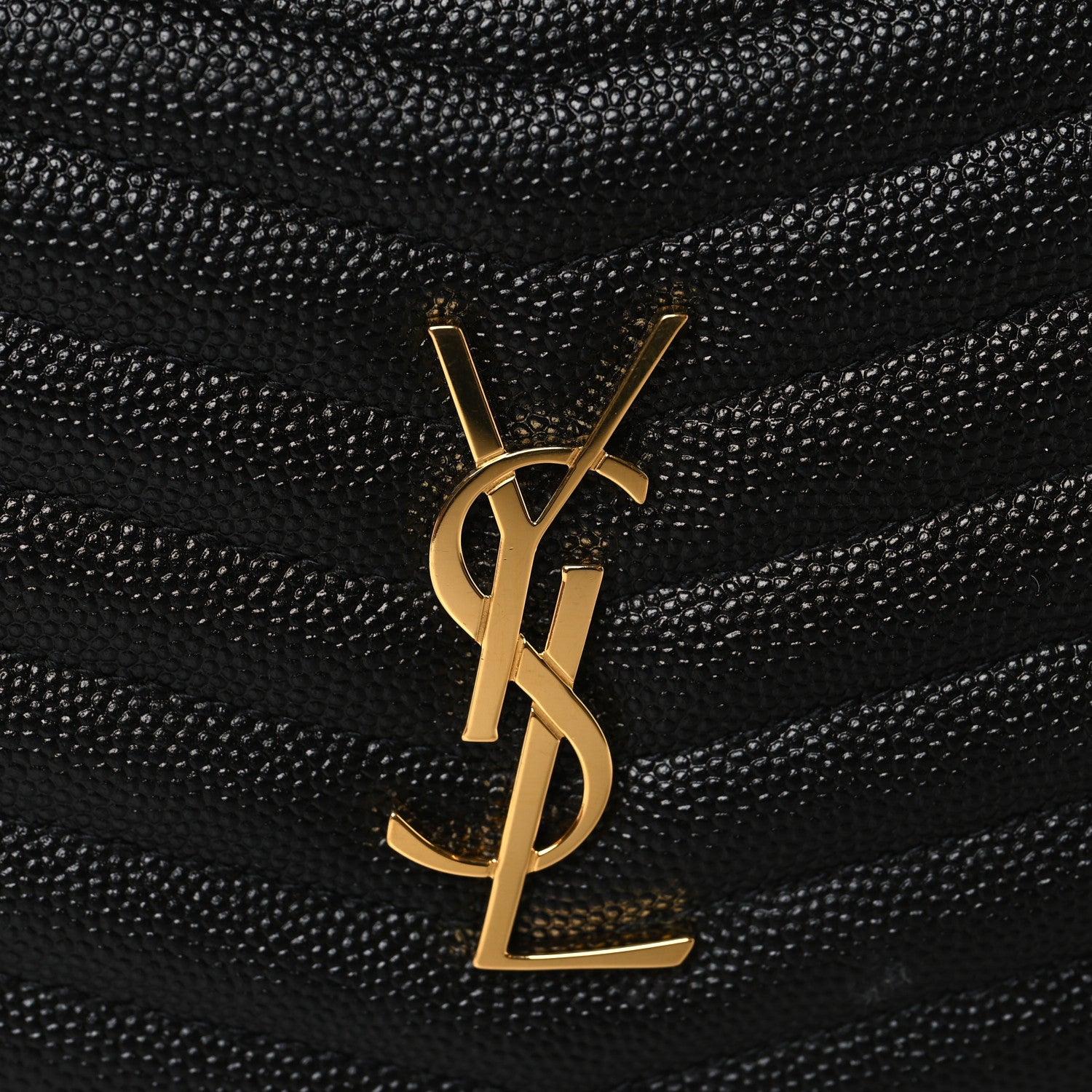 Saint Laurent Grain De Poudre Matelasse Monogram Mini Lou Camera Bag Black 8 of 11