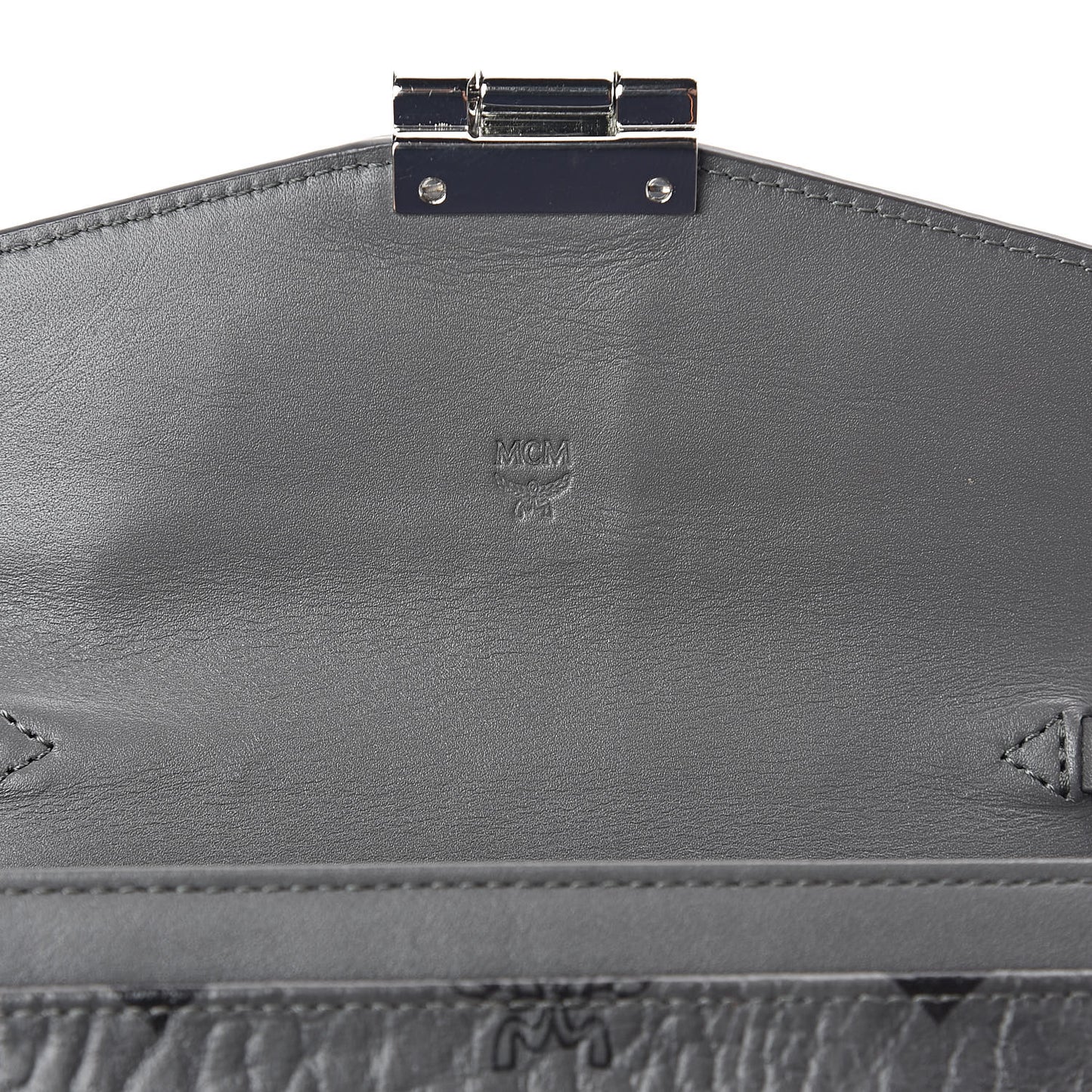 Visetos Large Patricia Wallet On Chain Phantom Grey