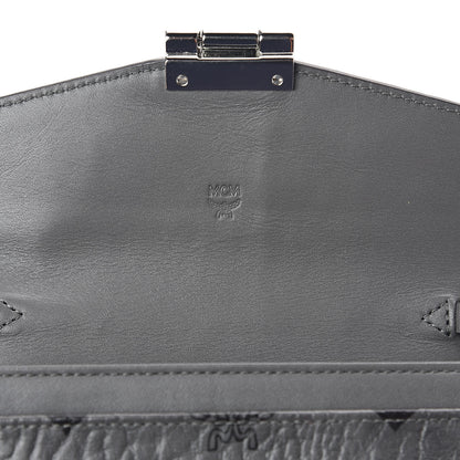 MCM Visetos Large Patricia Wallet On Chain Phantom Grey 6 of 8