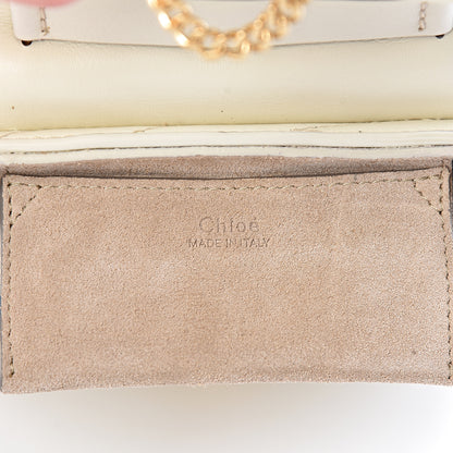 Chloe Calfskin Quilted Nano Drew Bijou Shoulder Bag Natural White 7 of 9