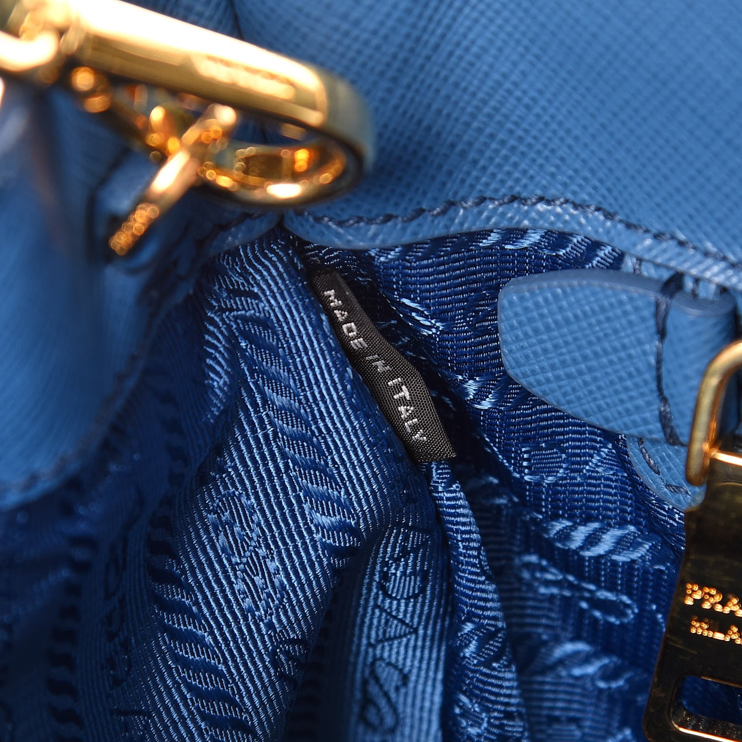 Prada Saffiano Medium Galleria Double Zip Tote Cobalto 10 of 14