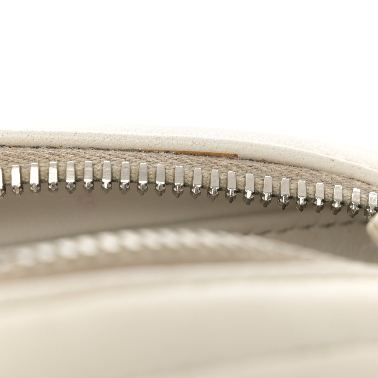 Soft Calfskin Diagramme Camera Bag White