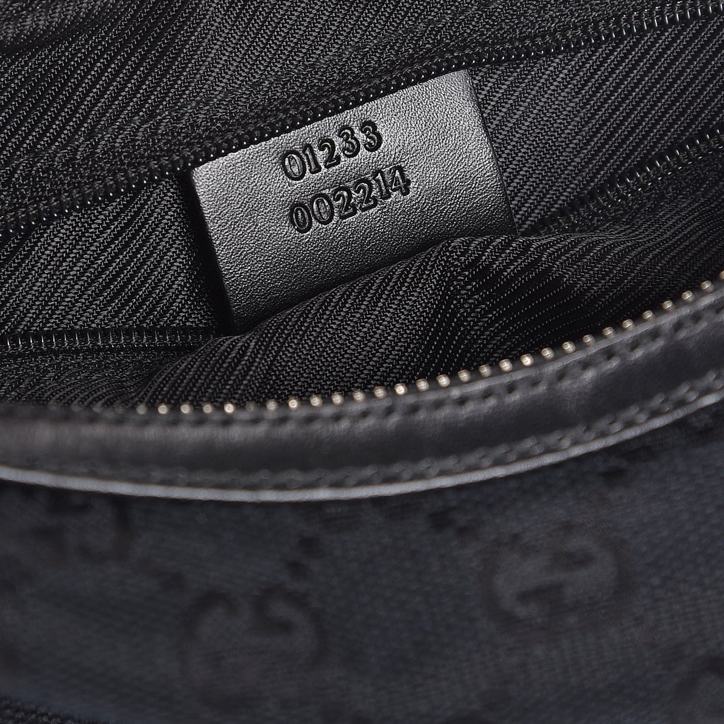 Monogram GG Small Clasp Hobo Black