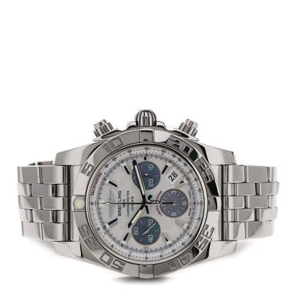 Breitling Stainless Steel Mother of Pearl 44mm Chronomat Automatic Watch AB0110 2 of 4