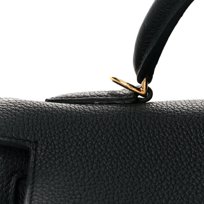 Hermes Togo Kelly Retourne 32 Black 10 of 14