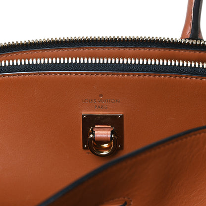Louis Vuitton Calfskin All Set MM Black Tan 6 of 17