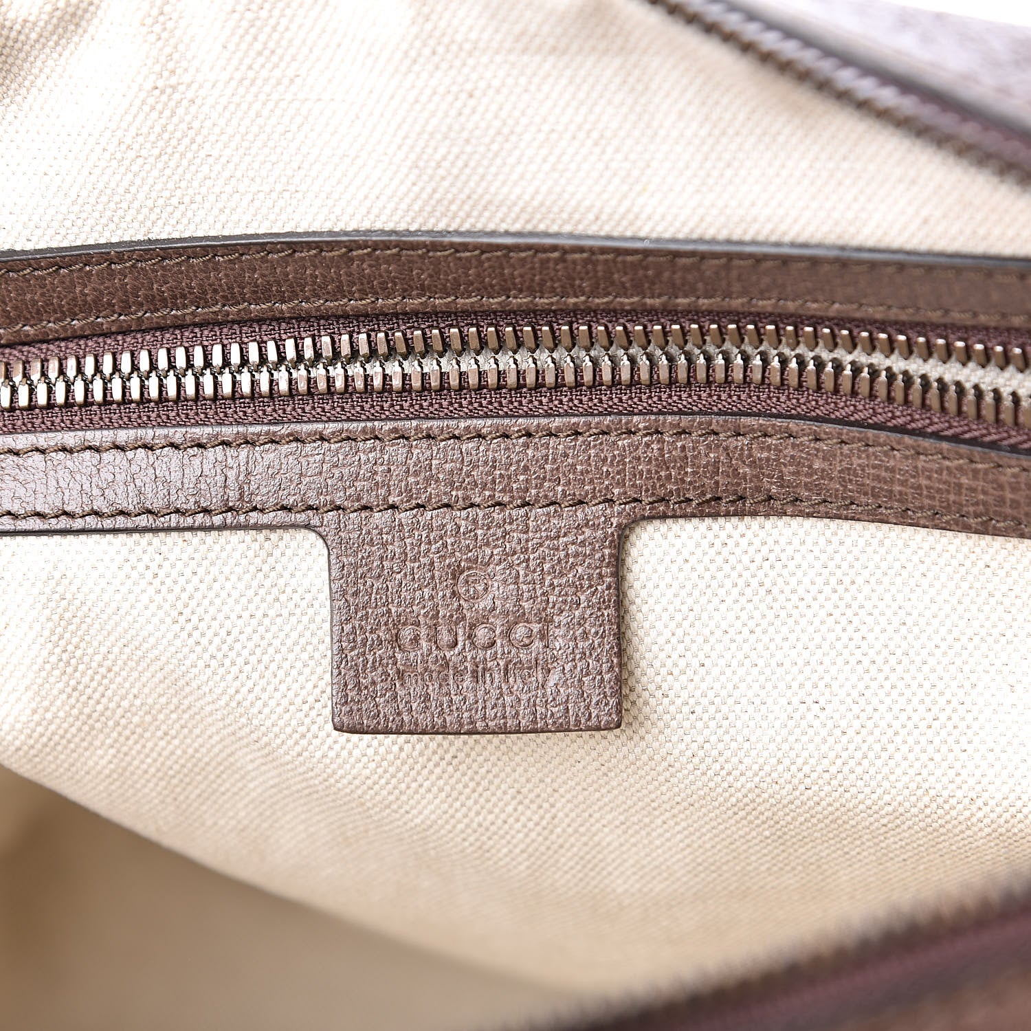 Gucci GG Supreme Monogram Web Medium Ophidia Messenger Bag Brown 6 of 11