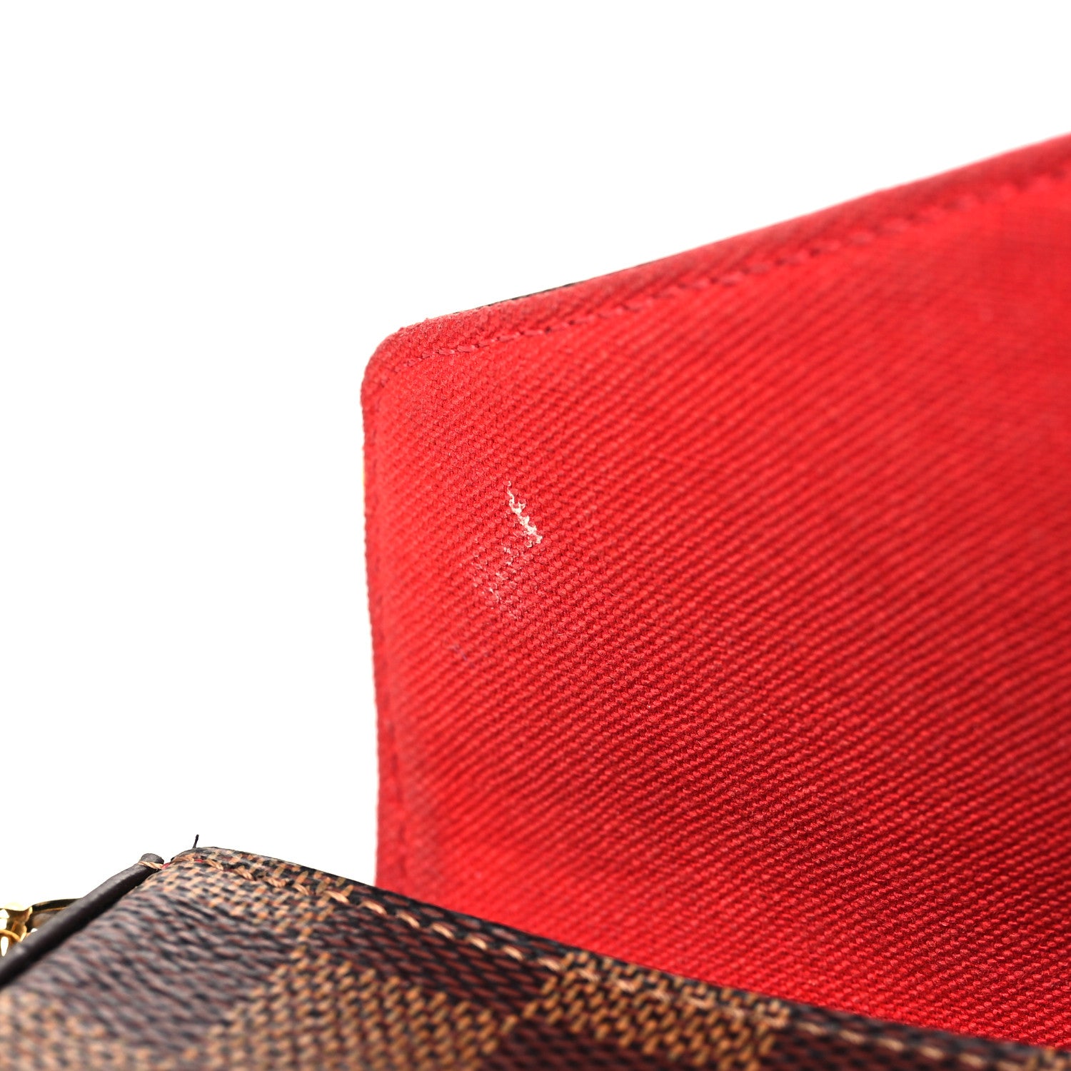 Louis Vuitton Damier Ebene Pochette Felicie Chain Wallet 9 of 9