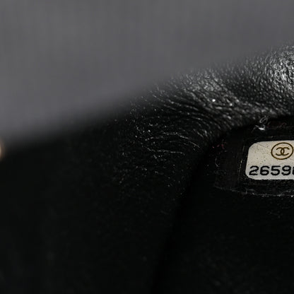 Chanel Denim Braided Mini Rectangular Flap Bag Black Gold 7 of 11