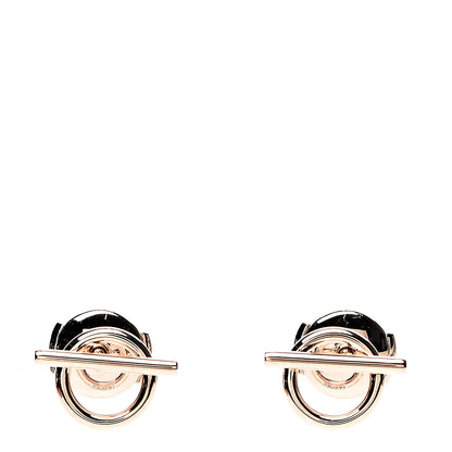 Hermes 18K Rose Gold PM Echappee Earrings 1 of 5