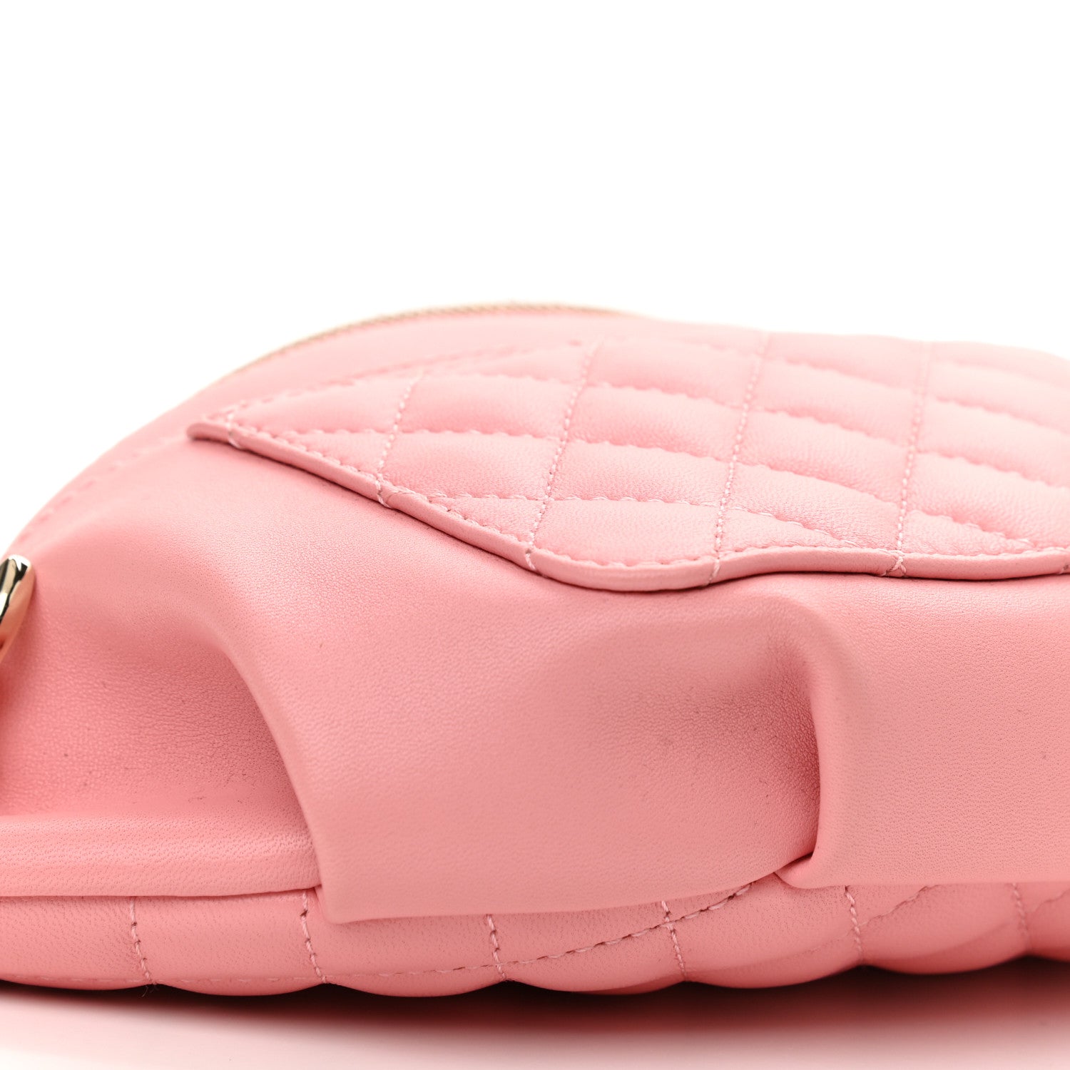 Chanel Lambskin Quilted Bi Waist Bag Fanny Pack Pink 8 of 10
