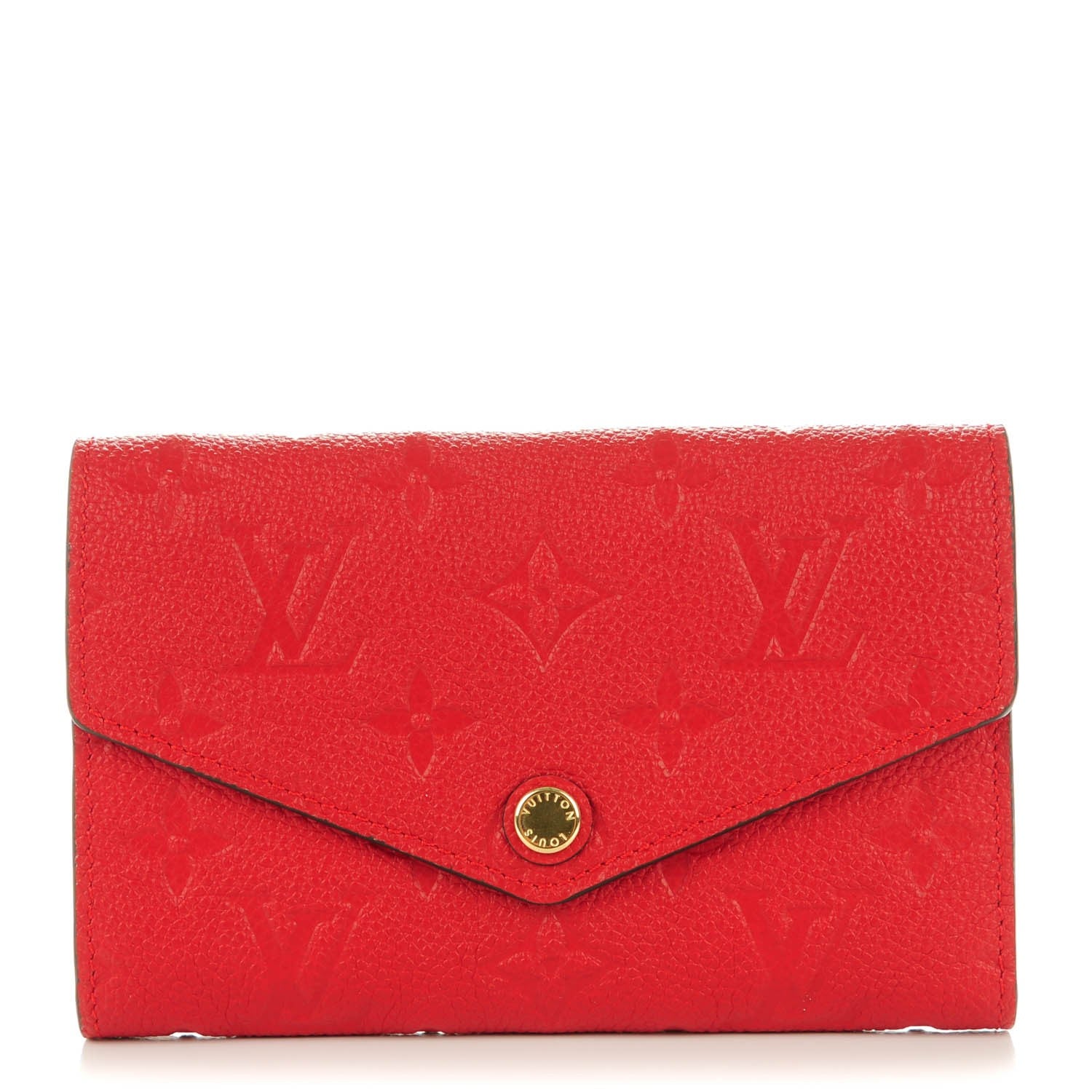 Louis Vuitton Empreinte Compact Curieuse Wallet Cherry 1 of 7