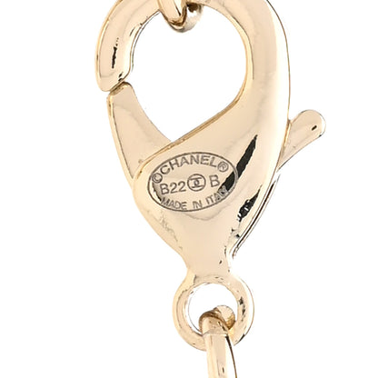 Chanel Metal CC Heart Turnlock Charms Choker Gold 6 of 6