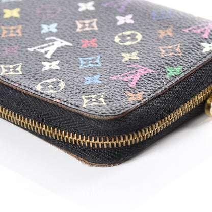 Louis Vuitton Monogram Multicolor Zippy Coin Purse Black Grenade 8 of 11