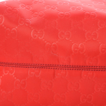 Gucci Nylon Monogram Medium Tote Red 10 of 13