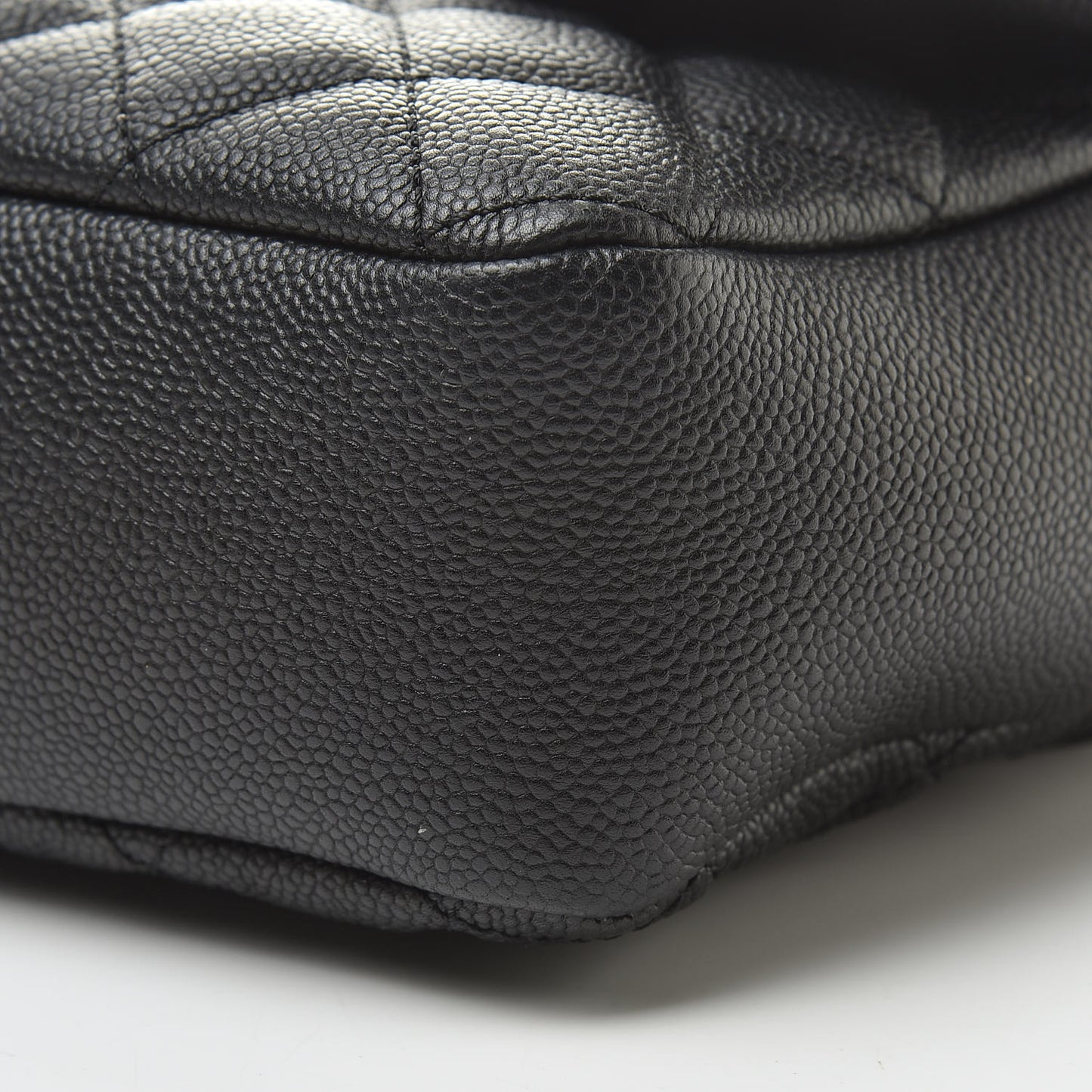 Caviar Quilted Jumbo Easy Flap Black
