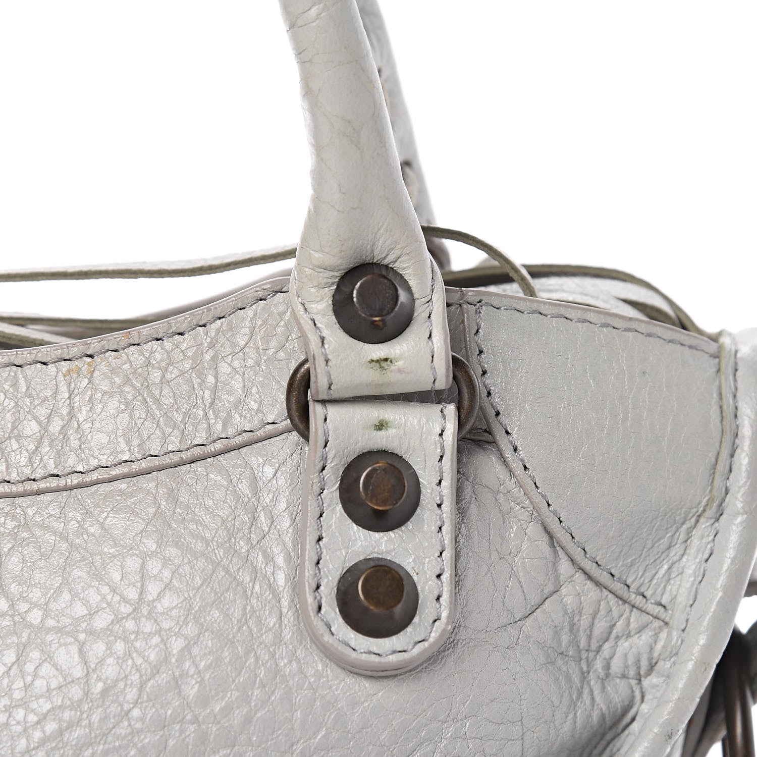 Balenciaga Agneau Classic Hardware Mini City Gris Glace 14 of 17
