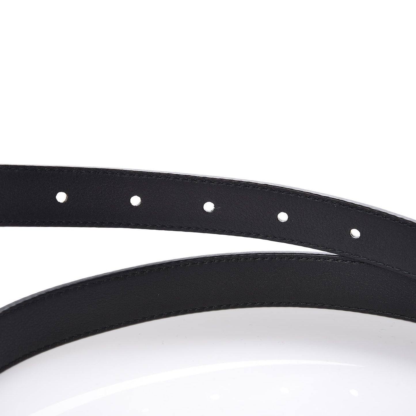 Calfskin Double G 20mm Belt 75 30 Black