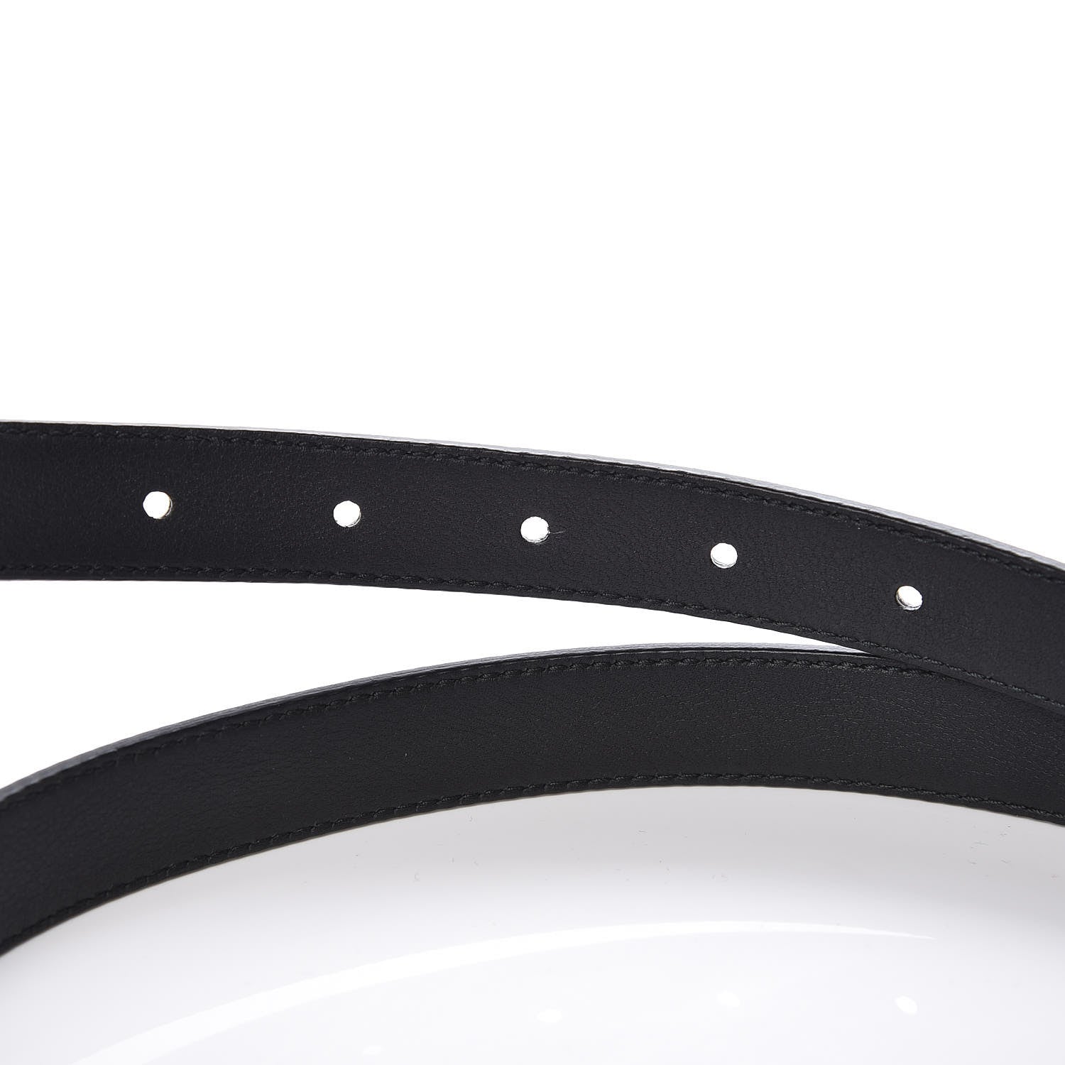 Gucci Calfskin Double G 20mm Belt 75 30 Black 5 of 7