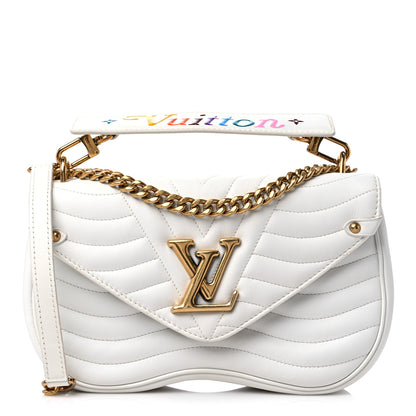Louis Vuitton Calfskin New Wave Chain PM White 1 of 11