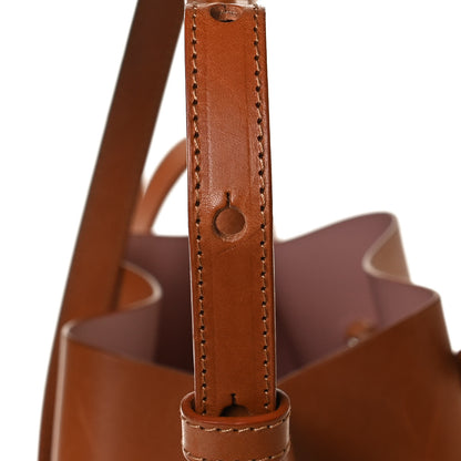 Mansur Gavriel Vegetable Tanned Calfskin Bucket Bag Cammello Rosa 20 of 21