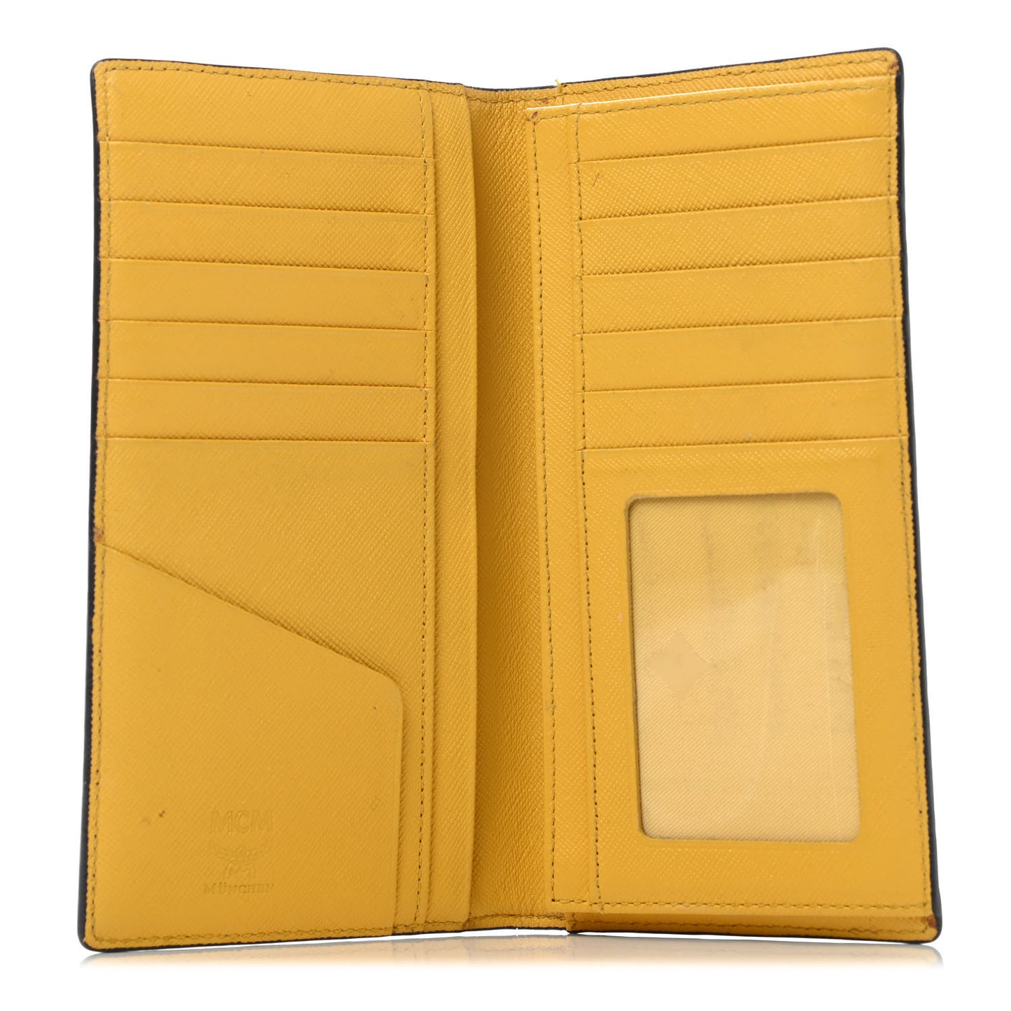 Visetos Bi-Fold Long Wallet Cognac Yellow