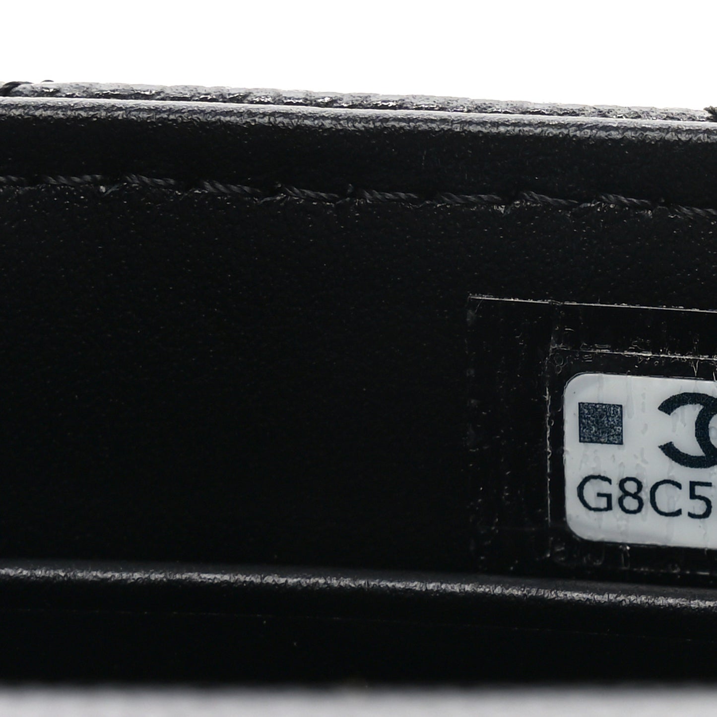 Caviar Quilted Nano Coco Handle Clutch With Chain Black