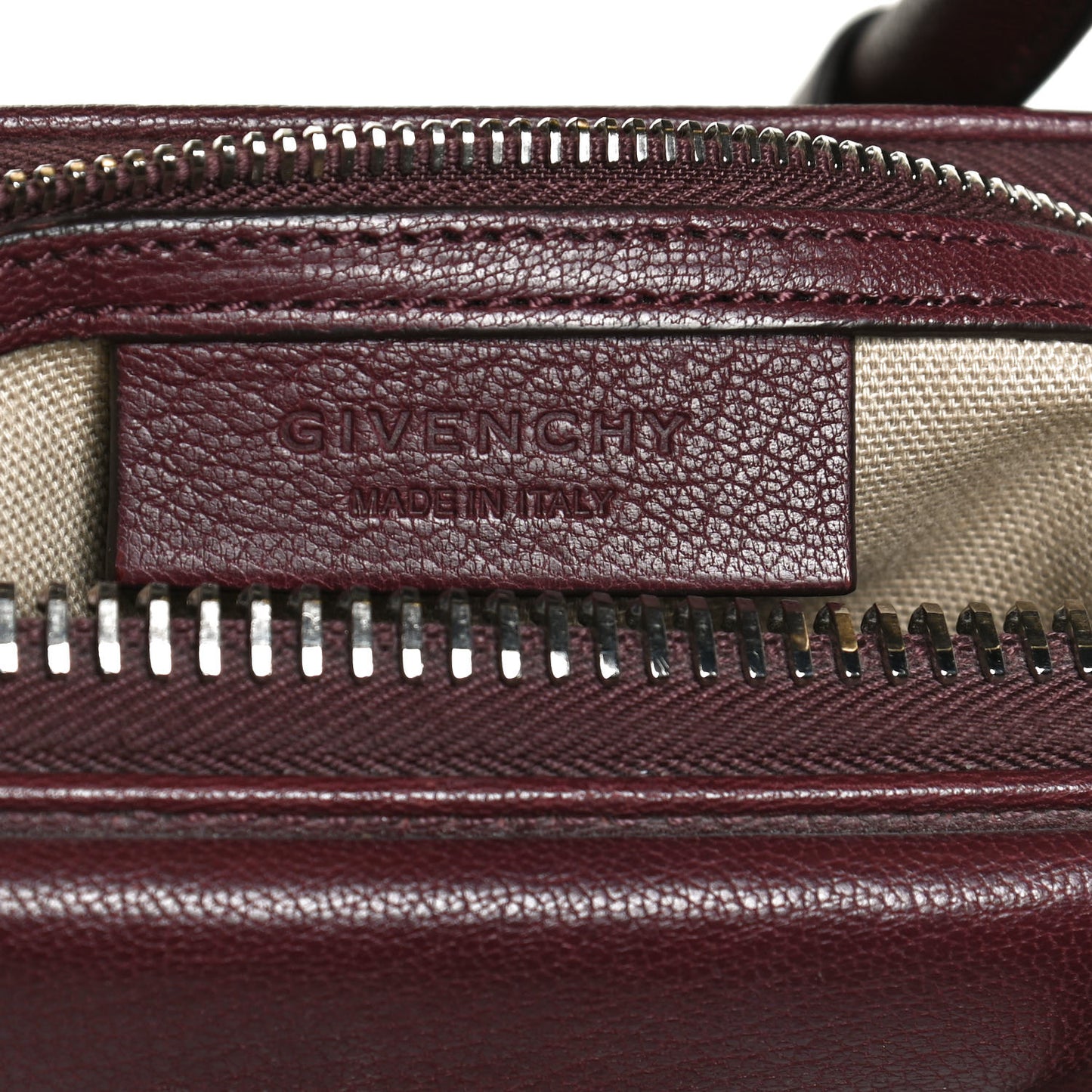 Sugar Goatskin Mini Antigona Oxblood