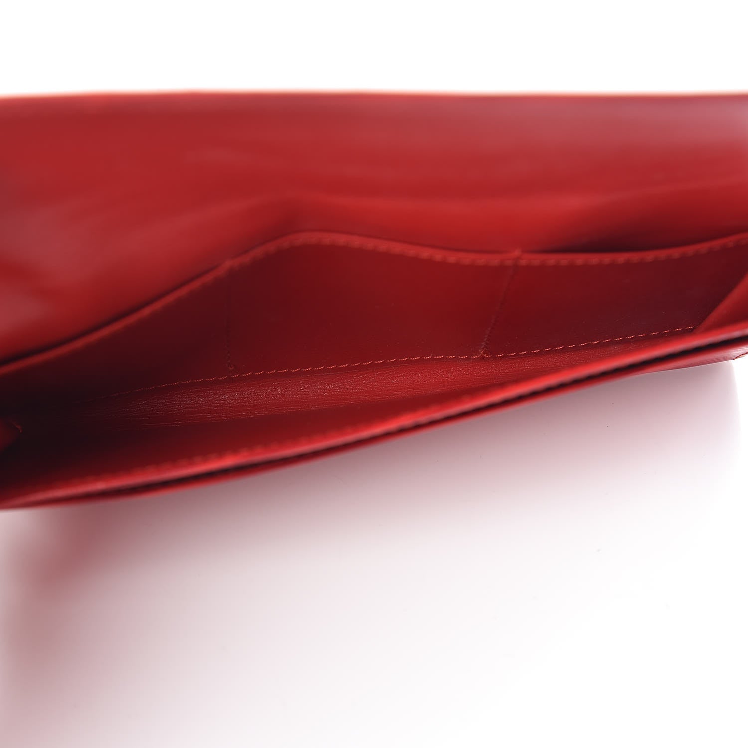 Louis Vuitton Epi Porte Yen 3 Cartes Credit Wallet Castillan Red 5 of 7