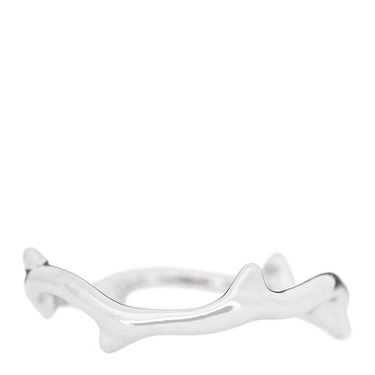 Christian Dior 18K White Gold Bois de Rose Ring 53 6.5 1 of 4