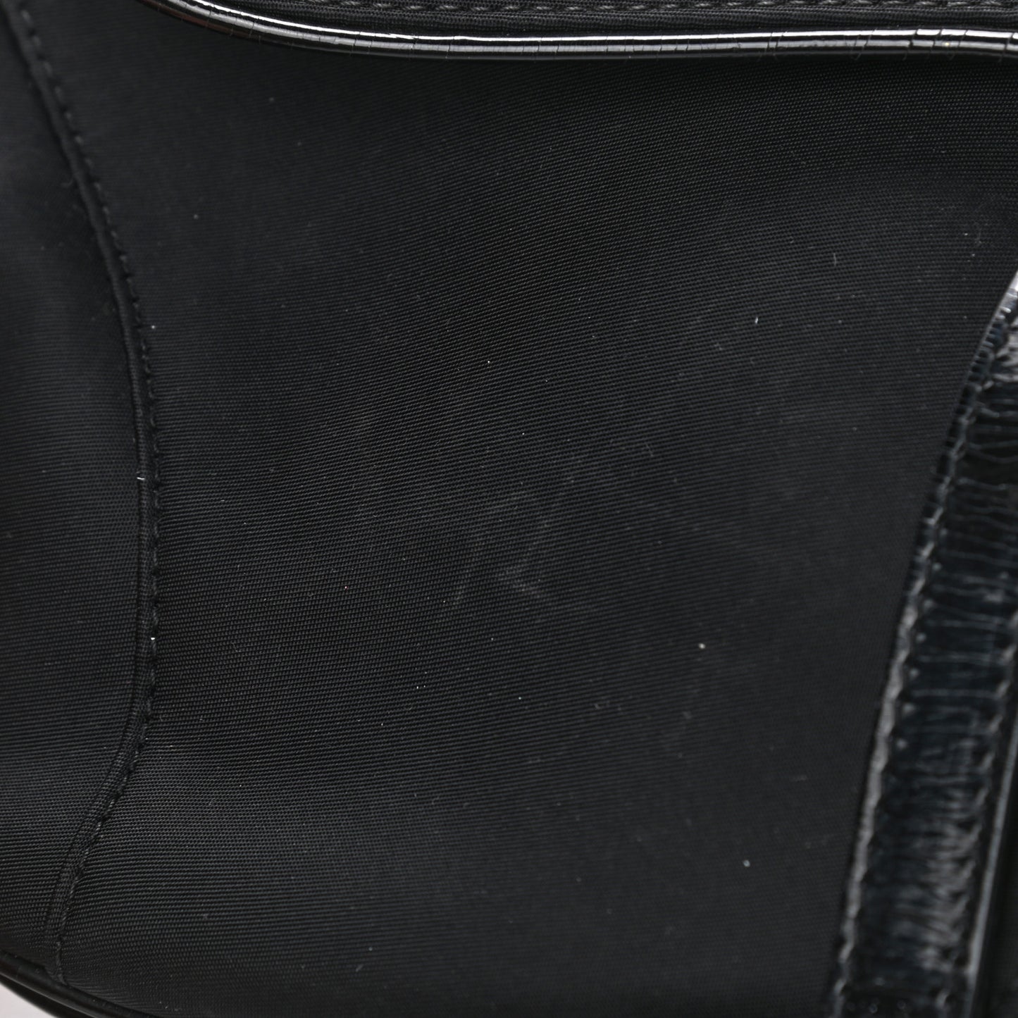 Nylon Saddle Bag Black