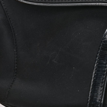 Christian Dior Nylon Saddle Bag Black 10 of 11
